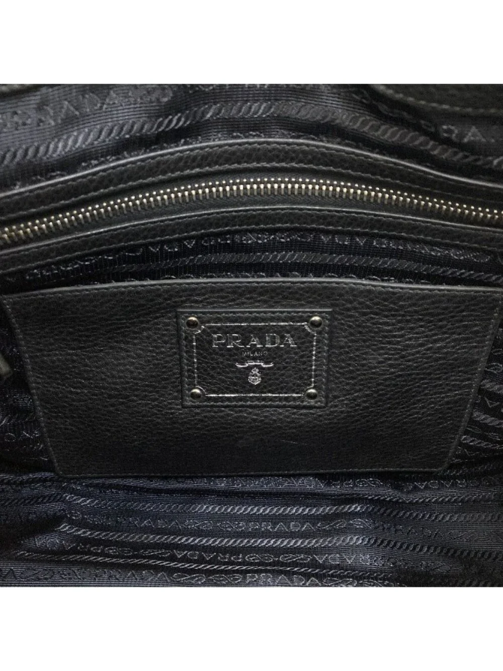 Prada 2-Way Tote Bag Calfskin